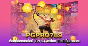 PGPRO789 เว็บสล็อตออนไลน์ เปิด 24 ชั่วโมง โปรโมชั่นมากมาย